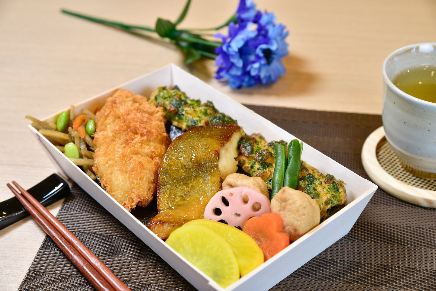 銀ひらす西京焼き江戸前ちば海苔弁