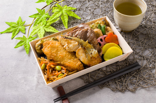 銀ひらす西京焼きと黒毛和牛すき焼き江戸前ちば海苔弁